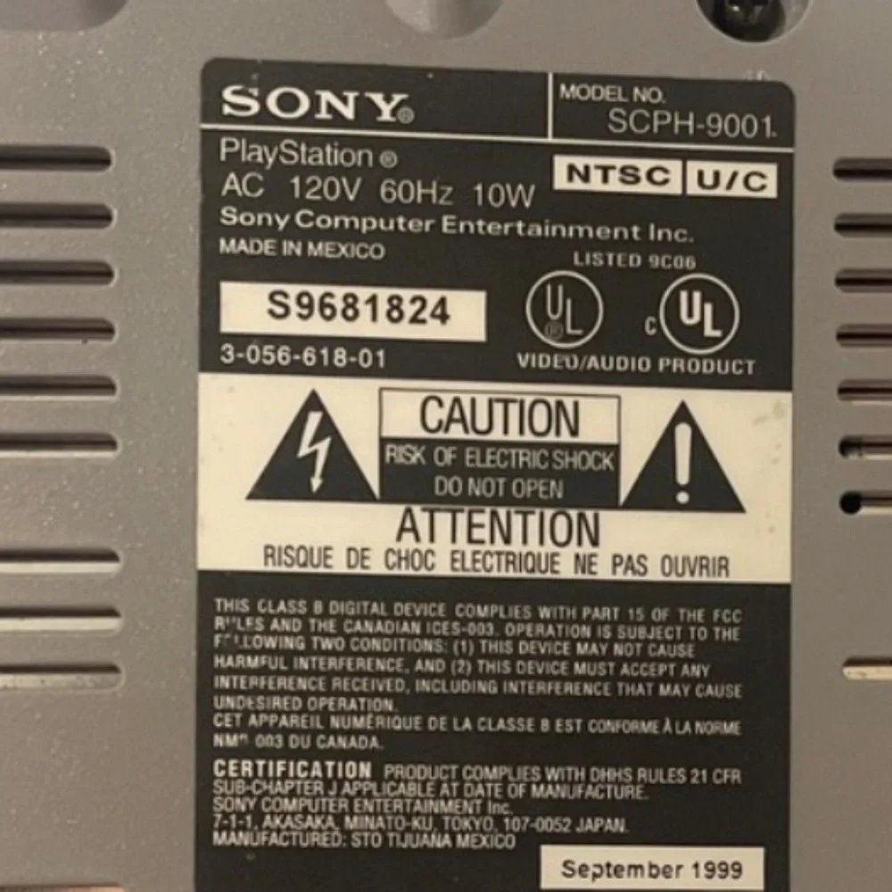 Ps1 console and controller